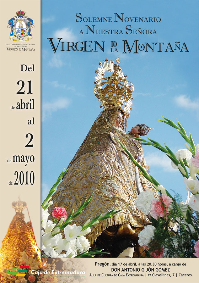 Bajada y Novenario de la Virgen de la Montaña 2010 Cáceres